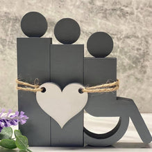 Load image into Gallery viewer, Family Block Figures for Tiered Trays file SVG, Glowforge