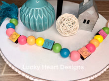 Load image into Gallery viewer, Garland Beads File SVG, Tiered Tray Tassel, Glowforge, LuckyHeartDesignsCo