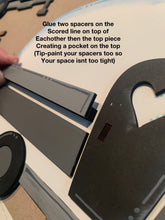 Load image into Gallery viewer, Welcome To Our Camper Interchangeable Door Hanger File SVG, Glowforge, LuckyHeartDesignsCo