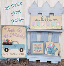 Load image into Gallery viewer, Spring Wall Collage File SVG, Glowforge Sign, LuckyHeartDesignsCo