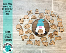 Load image into Gallery viewer, More Extra Shapes for the Tiered Tray Gnome Interchangeable File SVG, Glowforge, LuckyHeartDesignsCo