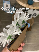 Load image into Gallery viewer, Tall Font Spring Tiered Tray File SVG, Glowforge Birdhouse, Flowerpot, LuckyHeartDesignsCo