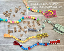 Load image into Gallery viewer, Garland Beads File SVG, Tiered Tray Tassel, Glowforge, LuckyHeartDesignsCo