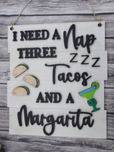 Load image into Gallery viewer, Margarita Door Hanger Bundle File SVG, Glowforge taco file, LuckyHeartDesignsCo