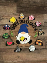 Load image into Gallery viewer, Gnome Sweet Gnome Interchangeable File SVG, Glowforge, LuckyHeartDesignsCo