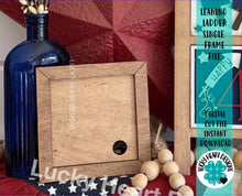 Load image into Gallery viewer, Leaning Ladder Single Frame File SVG, Glowforge, LuckyHeartDesignsCo