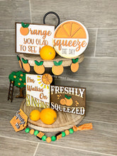 Load image into Gallery viewer, Orange Tiered Tray File SVG, Florida Glowforge, LuckyHeartDesignsCo