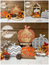 Load image into Gallery viewer, Decorative Standing Pumpkins File SVG