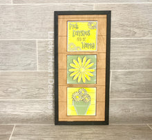 Load image into Gallery viewer, Daisy Leaning Ladder File SVG, Tiered Tray Glowforge, LuckyHeartDesignsCo