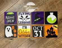 Load image into Gallery viewer, Halloween Leaning Ladder File SVG, Glowforge Tiered Tray, LuckyHeartDesignsCo