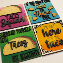 Load image into Gallery viewer, Taco Leaning Ladder File SVG, Tiered Tray Glowforge, LuckyHeartDesignsCo