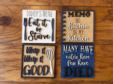 Load image into Gallery viewer, Kitchen Leaning ladder File SVG, Glowforge Tiered Tray, LuckyHeartDesignsCo