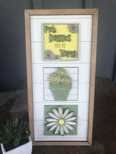 Load image into Gallery viewer, Daisy Leaning Ladder File SVG, Tiered Tray Glowforge, LuckyHeartDesignsCo