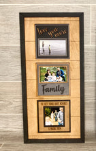 Load image into Gallery viewer, Photo Frame Interchangeable Leaning Sign File SVG, Glowforge Tiered Tray, LuckyHeartDesignsCo