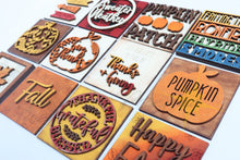 Load image into Gallery viewer, Fall Leaning Ladder File SVG, Tiered Tray Glowforge, LuckyHeartDesignsCo