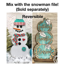 Load image into Gallery viewer, Stacking Standing Pumpkins Three File SVG, Fall Glowforge, LuckyHeartDesignsCo