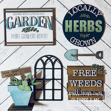 Load image into Gallery viewer, Garden Tiered Tray File SVG, glowforge laser tier tray, LuckyHeartDesignsCo