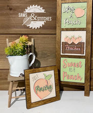 Load image into Gallery viewer, Fruit Bundle Leaning Ladder File SVG, Watermelon Strawberry Lemon Peach, LuckyHeartDesignsCo