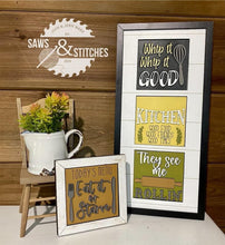 Load image into Gallery viewer, Kitchen Leaning ladder File SVG, Glowforge Tiered Tray, LuckyHeartDesignsCo