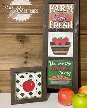Load image into Gallery viewer, Apple Leaning Ladder File SVG, Tiered Tray File, Glowforge LuckyHeartDesignsCo