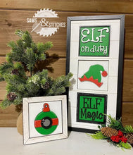 Load image into Gallery viewer, Christmas Leaning Ladder Bundle File SVG, Glowforge Tiered Tray Holiday, LuckyHeartDesignsCo