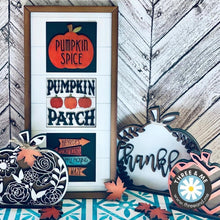 Load image into Gallery viewer, Fall Leaning Ladder File SVG, Tiered Tray Glowforge, LuckyHeartDesignsCo