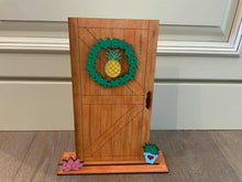 Load image into Gallery viewer, Barn Door Interchangeable Sign File SVG, Home Sign Glowforge, LuckyHeartDesignsCo