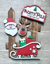 Load image into Gallery viewer, Christmas Interchangeable Fence Bundle File SVG, Gnome Santa Holiday, Glowforge, LuckyHeartDesignsCo
