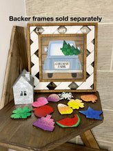 Load image into Gallery viewer, Farmhouse Truck Interchangeable Leaning Ladder File SVG, Seasonal Shapes Glowforge, LuckyHeartDesignsCo