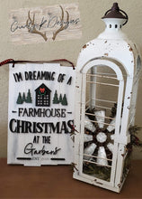 Load image into Gallery viewer, Personalized Farmhouse Christmas Sign File SVG, Glowforge, LuckyHeartDesignsCo