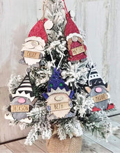 Load image into Gallery viewer, Gnome Christmas Ornament File SVG, Gnomie Glowforge, LuckyHeartDesignsCo
