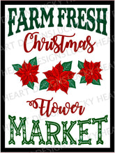 Load image into Gallery viewer, Poinsettia Christmas Flower Door Hanger File SVG, Glowforge, LuckyHeartDesignsCo