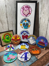 Load image into Gallery viewer, Seasonal Extra Inserts for the Interchangeable Shiplap Sign, School Interchangeable, Glowforge Home Sign, luckyHeartDesignsCo