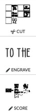 Load image into Gallery viewer, New Years Interchangeable Leaning Sign File SVG, Tiered Tray Glowforge, LuckyHeartDesignsCo