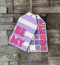 Load image into Gallery viewer, Valentine's Day Door Tag Door Hanger File SVG File, Glowforge, LuckyHeartDesignsCo