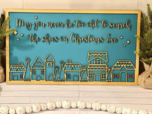 Load image into Gallery viewer, May You Never Be Too Old Christmas Sign File SVG, Holiday door hanger, LuckyHeartDesignsCo