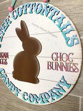 Load image into Gallery viewer, Peter Cottontail Candy Company Easter File SVG, glowforge, LuckyHeartDesignsCo