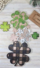 Load image into Gallery viewer, Stacking Clover St. Patrick's Day File SVG, Glowforge, LuckyHeartDesignsCo