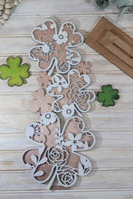 Load image into Gallery viewer, Stacking Clover St. Patrick's Day File SVG, Glowforge, LuckyHeartDesignsCo