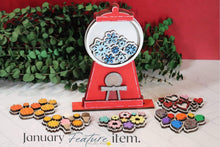 Load image into Gallery viewer, Gumball Machine Interchangeable File SVG, Glowforge, LuckyHeartDesignsCo