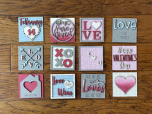 Load image into Gallery viewer, Valentine's Day Leaning Ladder File SVG, Glowforge Tiered Tray, LuckyHeartDesignsCo