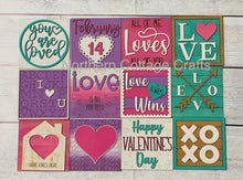 Load image into Gallery viewer, Valentine's Day Leaning Ladder File SVG, Glowforge Tiered Tray, LuckyHeartDesignsCo