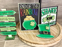 Load image into Gallery viewer, St. Patrick's Day Tiered Tray File SVG, Lucky Tier TrayGlowforge, LuckyHeartDesignsCo