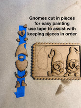 Load image into Gallery viewer, Gnome Valentine's Day Tiered Tray File SVG, Tier Tray Glowforge, LuckyHeartDesignsCo