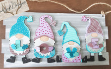 Load image into Gallery viewer, Gnome Love Valentines Sign File SVG, Door Hanger Glowforge, LuckyHeartDesignsCo