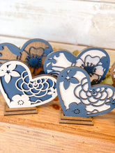 Load image into Gallery viewer, Love & Hearts Standing File SVG, glowforge, valentines day