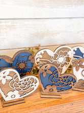 Load image into Gallery viewer, Love & Hearts Standing File SVG, glowforge, valentines day