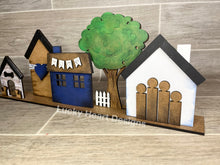 Load image into Gallery viewer, Family Farm Standing Houses File SVG, Home Glowforge, LuckyHeartDesignsCo