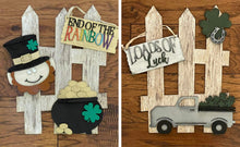 Load image into Gallery viewer, St. Patrick's Day Interchangeable Fence File SVG, Glowforge, LuckyHeartDesignsCo