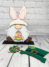 Load image into Gallery viewer, Standing Interchangeable Gnome File SVG, Glowforge Home Sign, LuckyHeartDesignsCo